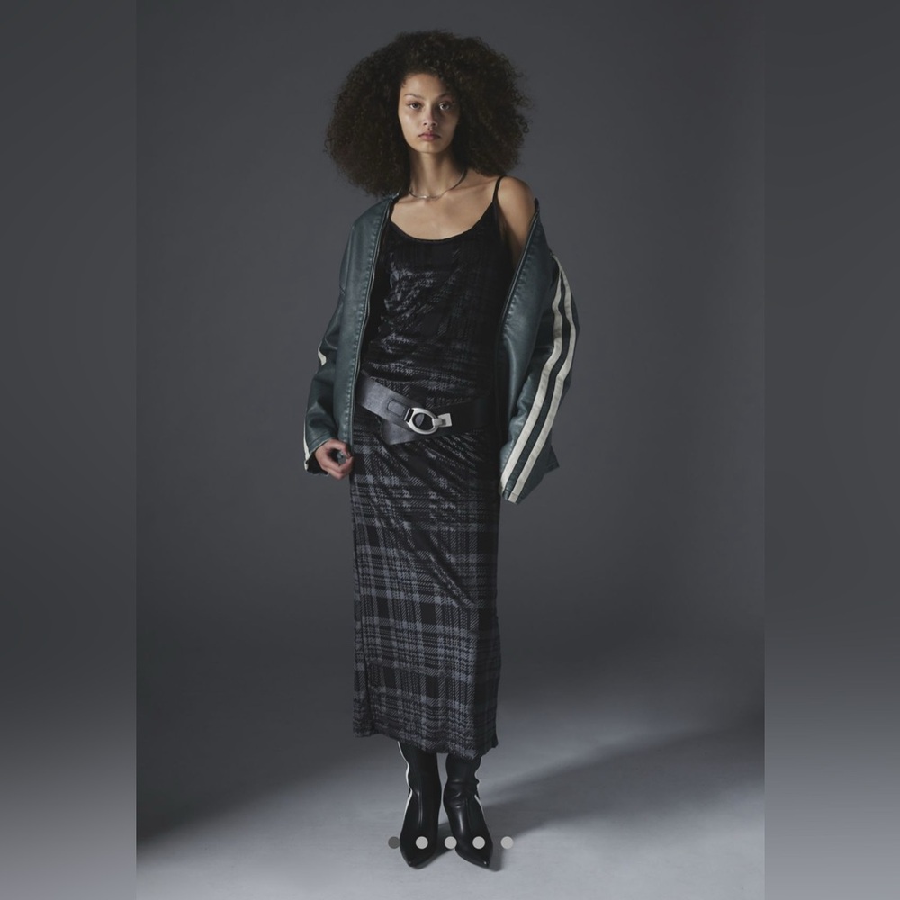 Silence + Noise Sage Velvet Maxi Dress
